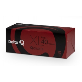 PACK XL 40 capsulas Qualidus, espresso intensidad 10, Delta Q