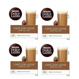 DOLCE GUSTO PACK 4 CAFE/LECHE